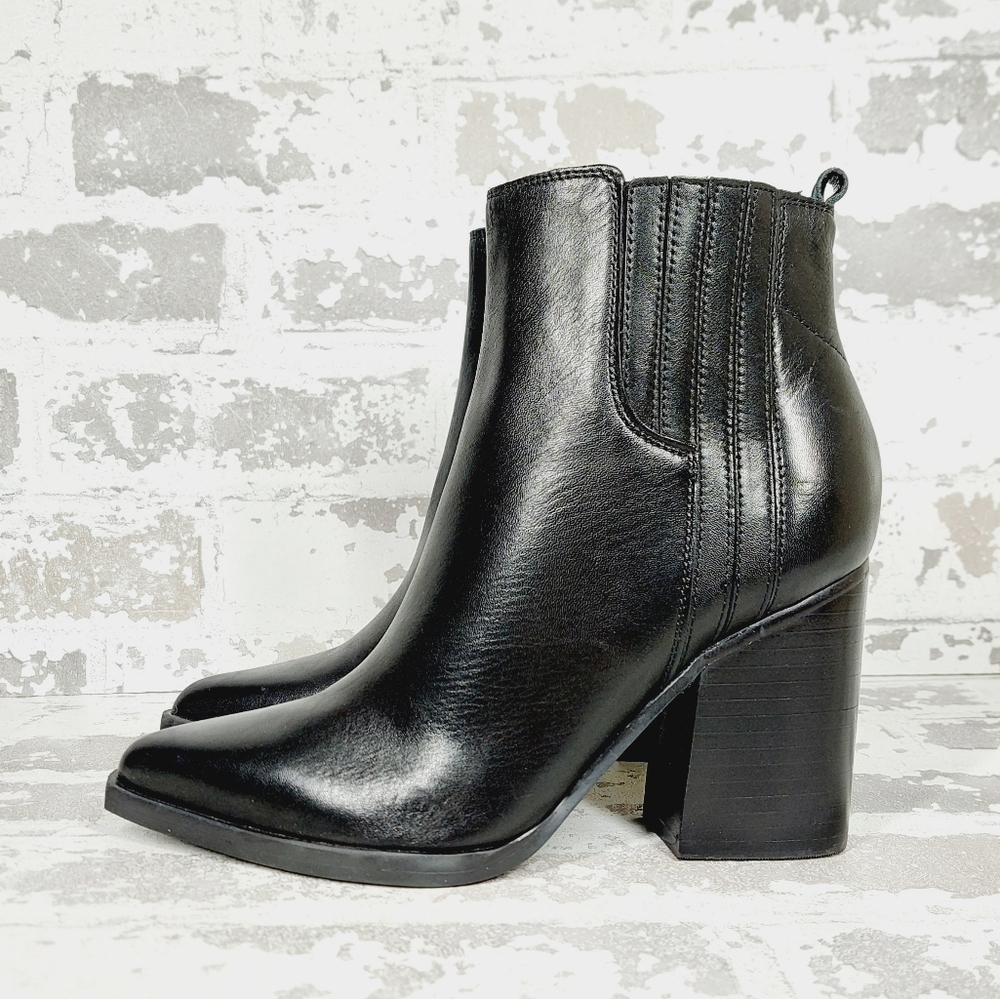 Marc Fisher Black Ankle Boots